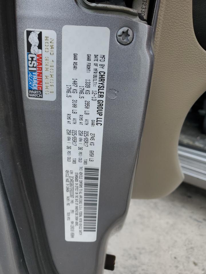 2C4RDGBG7ER223387 2014 Dodge Grand Caravan Se