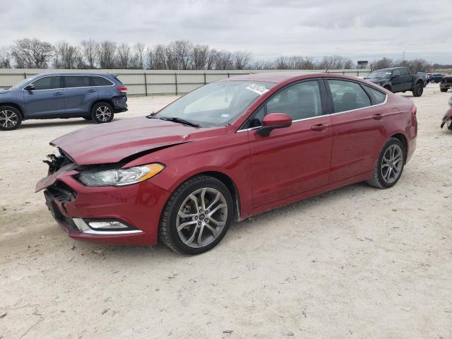 Lot #2411831894 2017 FORD FUSION SE salvage car