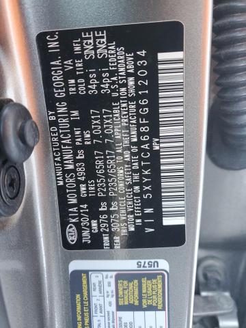 2015 KIA SORENTO LX 5XYKTCA68FG612034