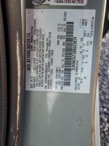 3LNHM26T58R603859 2008 Lincoln Mkz