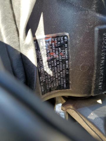 2022 KAWASAKI ZX-6R JKBZXJH11NA012204