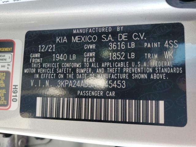 2022 KIA RIO LX 3KPA24AD5NE445453