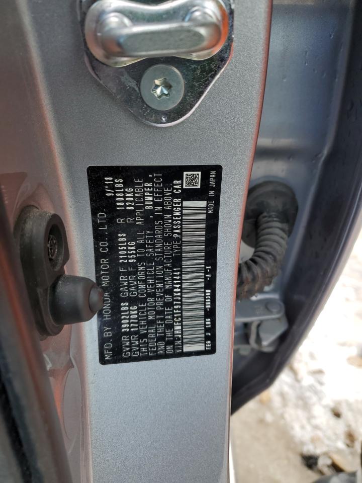 JHMFC1F97JX041441 HONDA CIVIC 2018