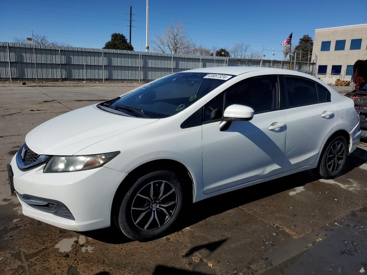 Lot #2396915166 2015 HONDA CIVIC LX