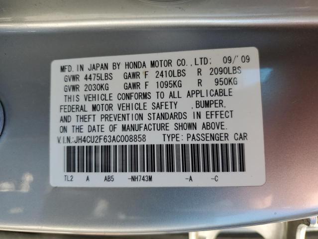 JH4CU2F63AC008858 | 2010 Acura tsx