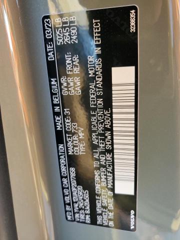 2023 VOLVO XC40 ULTIM YV4L12UA0P2077858