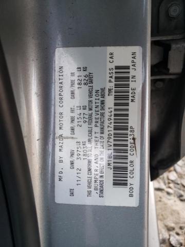 2013 Mazda 3 I VIN: JM1BL1V79D1749441 Lot: 41696284