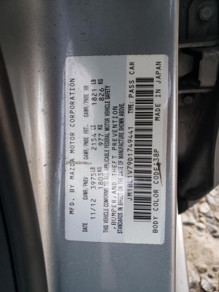 JM1BL1V79D1749441 2013 Mazda 3 I