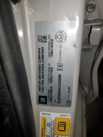 2018 CHEVROLET SPARK 1LT - KL8CD6SAXJC442089