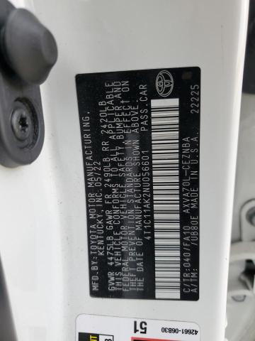 2022 TOYOTA CAMRY LE - 4T1C11AK2NU056601
