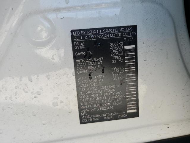 2018 Nissan Rogue S VIN: KNMAT2MT8JP525439 Lot: 44618044