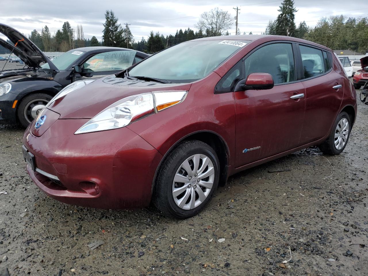 Copart deals nissan leaf