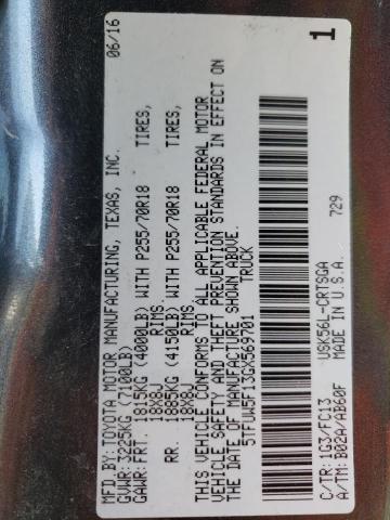 2016 TOYOTA TUNDRA DOU 5TFUW5F13GX569701