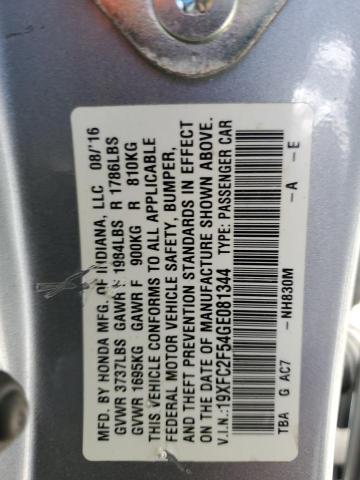 2016 HONDA CIVIC LX #3173554259