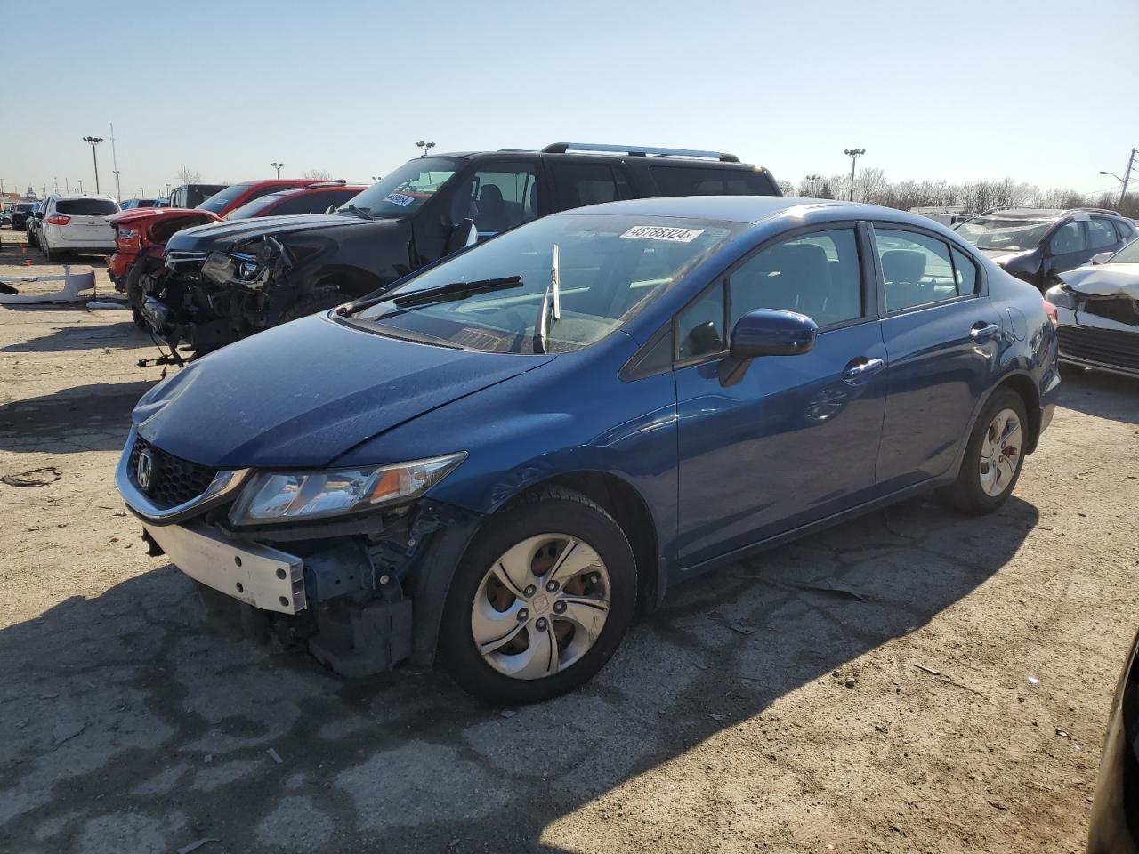 2HGFB2F56EH554117 2014 Honda Civic Lx