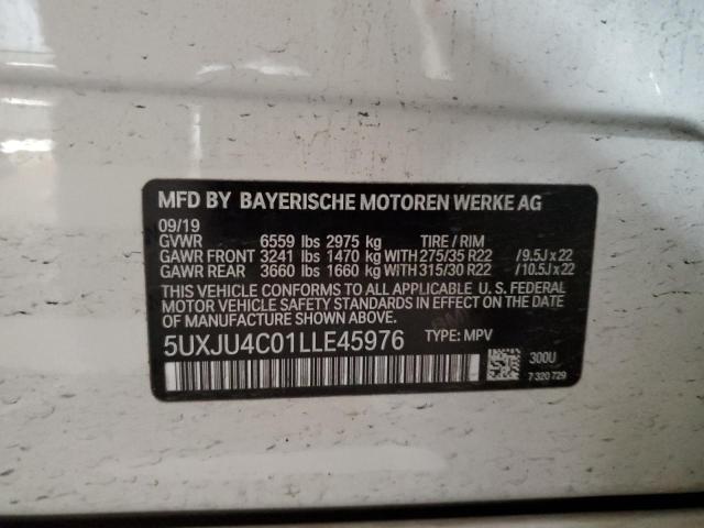 2020 BMW X5 M50I 5UXJU4C01LLE45976