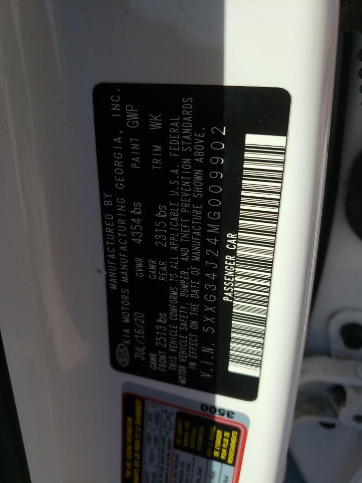 5XXG34J24MG009902 KIA K5 2021