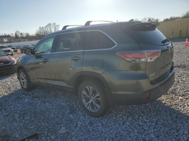 VIN 5TDJKRFHXES033527 2014 Toyota Highlander, Xle no.2