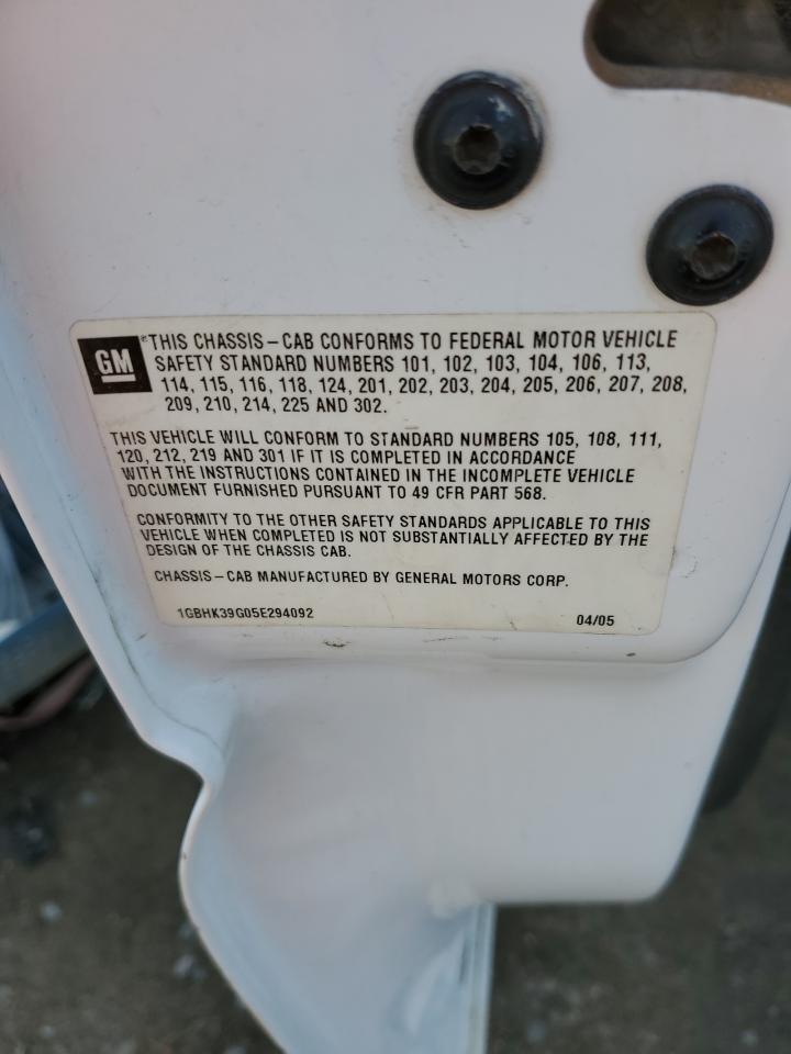 1GBHK39G05E294092 2005 Chevrolet Silverado K3500
