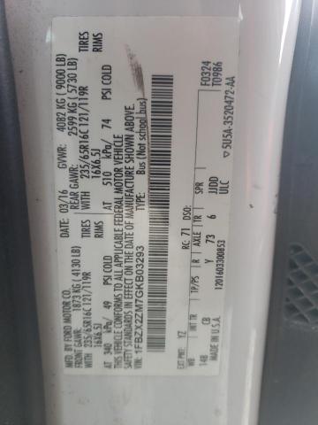 2016 FORD TRANSIT T- - 1FBZX2ZM7GKB03293