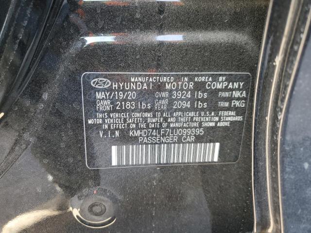 2020 HYUNDAI ELANTRA SE - KMHD74LF7LU099395