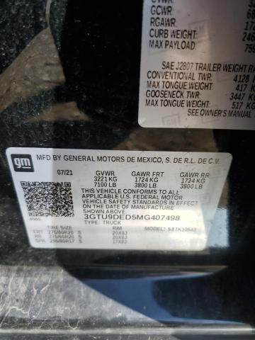 2021 GMC 2500HD 3GTU9DED5MG407498