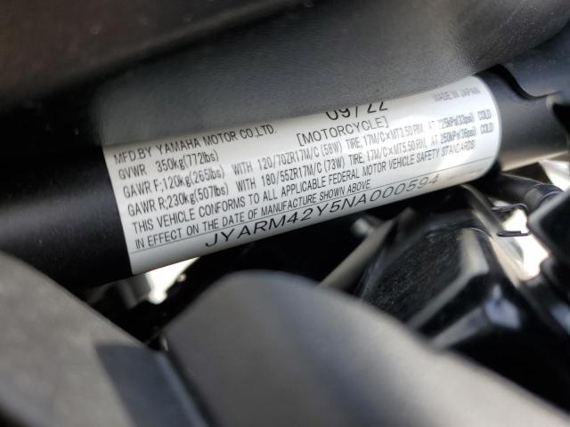 2022 YAMAHA MTM690 - JYARM42Y5NA000594