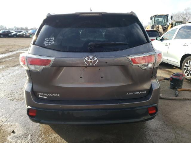 VIN 5TDDKRFH1ES007086 2014 Toyota Highlander, Limited no.6