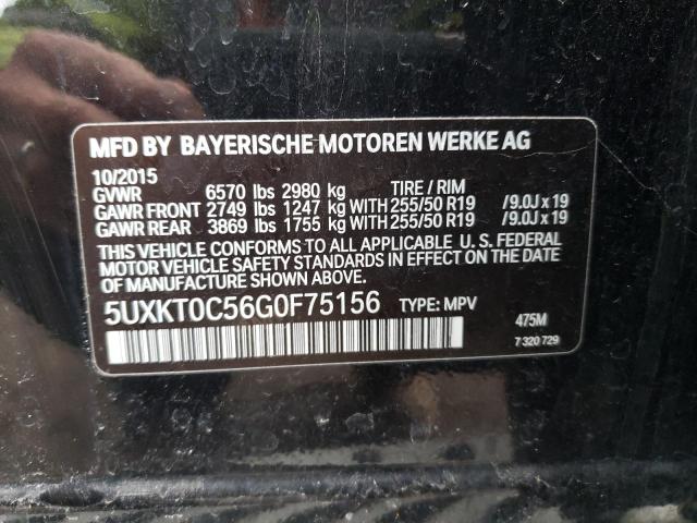 5UXKT0C56G0F75156 2016 BMW X5, photo no. 13