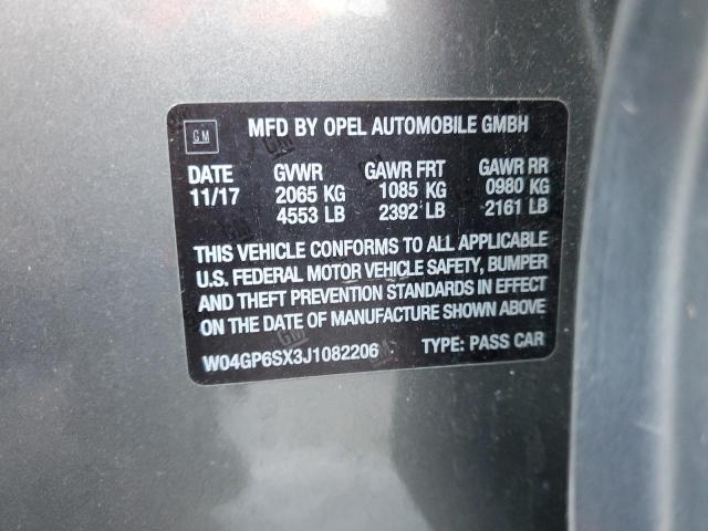 2018 BUICK REGAL ESSE - W04GP6SX3J1082206