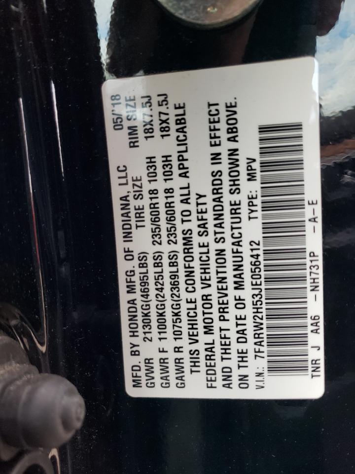 7FARW2H53JE056412 HONDA CRV 2018