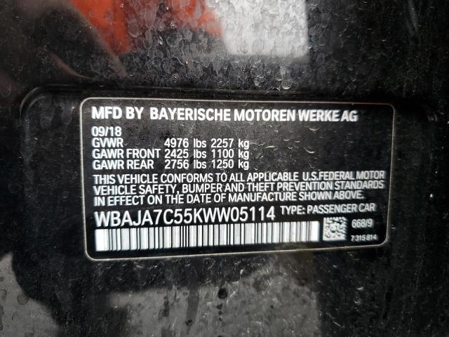 2019 BMW 530 XI - WBAJA7C55KWW05114