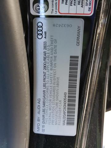 2016 AUDI A7 PRESTIG WAU2GAFC6GN005449