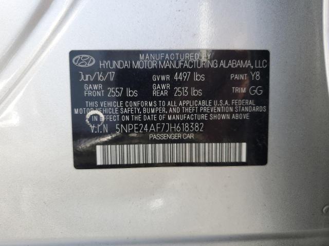 2018 HYUNDAI SONATA SE 5NPE24AF7JH618382