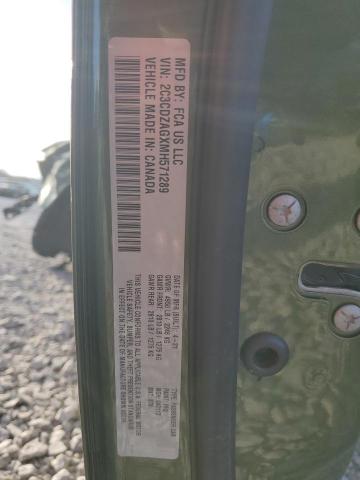 2021 DODGE CHALLENGER 2C3CDZAGXMH571289