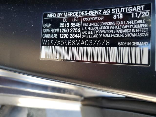2021 MERCEDES-BENZ AMG GT 43 W1K7X5KB8MA037678