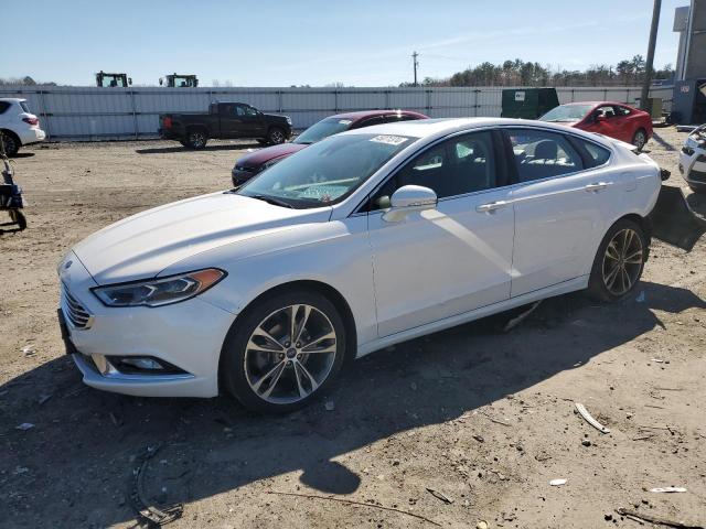 Lot #2516959559 2017 FORD FUSION TIT salvage car