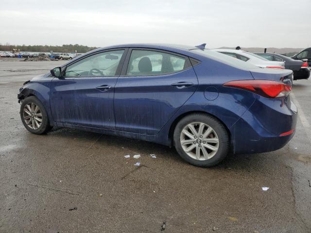 HYUNDAI ELANTRA SE 2014 blue sedan 4d gas 5NPDH4AE2EH529584 photo #3