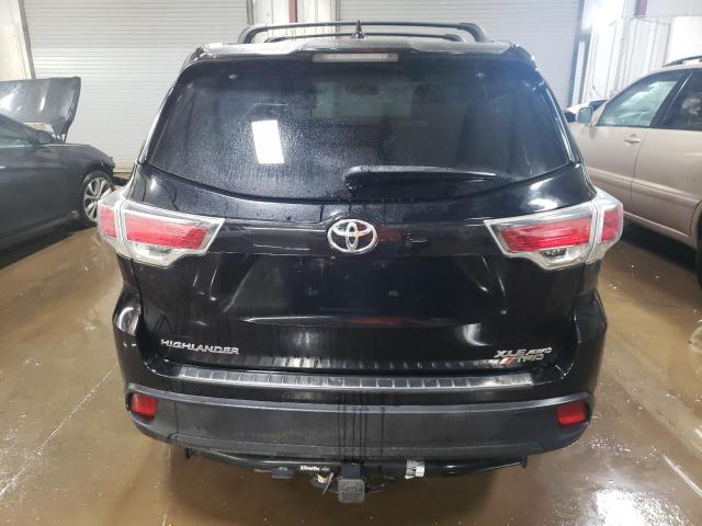 VIN 5TDJKRFH4ES059704 2014 Toyota Highlander, Xle no.6