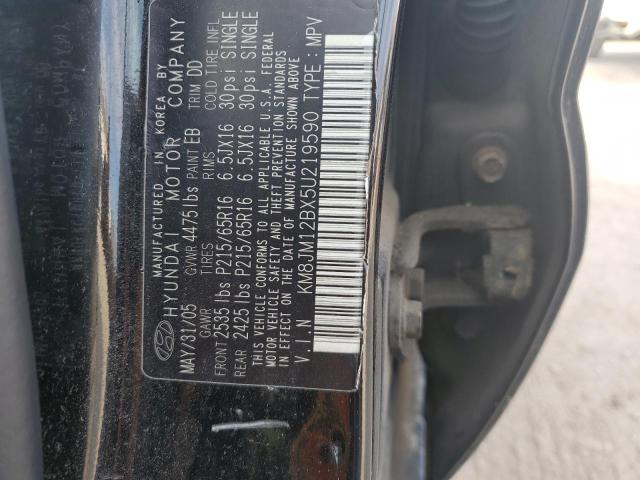 2005 Hyundai Tucson Gl VIN: KM8JM12BX5U219590 Lot: 44673394