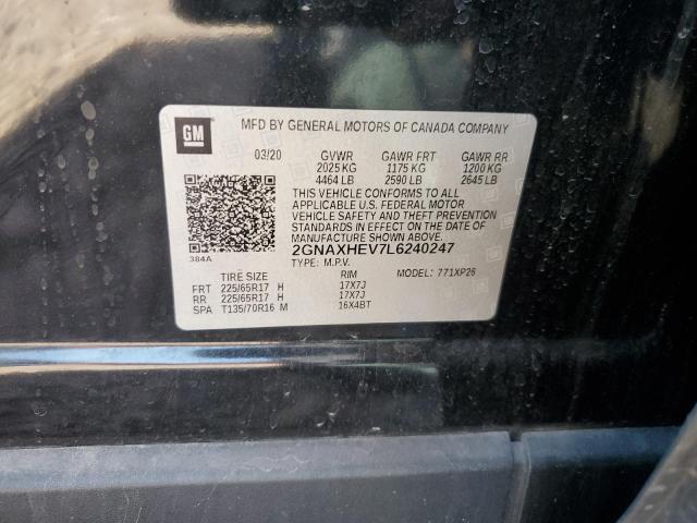 2020 CHEVROLET EQUINOX LS 2GNAXHEV7L6240247