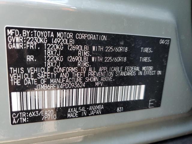 2023 TOYOTA RAV4 XLE P JTMB6RFV4PD093624
