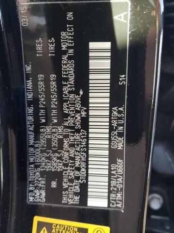 VIN 5TDDKRFH5FS146137 2015 Toyota Highlander, Limited no.14