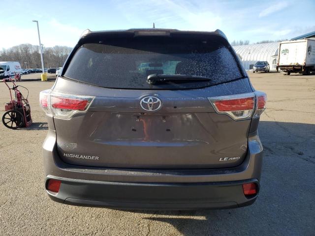 VIN 5TDBKRFH6FS120878 2015 Toyota Highlander, LE no.6