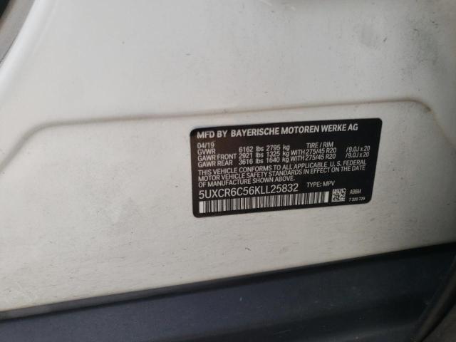 5UXCR6C56KLL25832 2019 BMW X5, photo no. 12