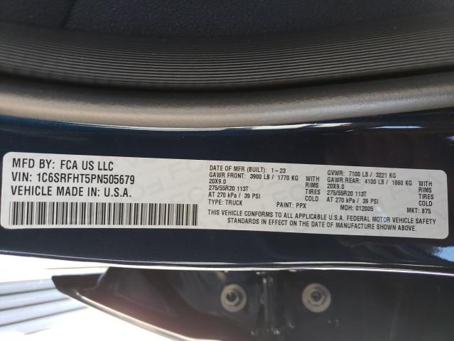 2023 RAM 1500 LIMIT 1C6SRFHT5PN505679