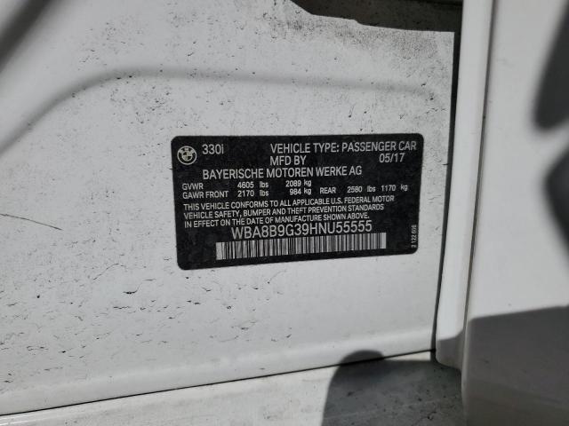 2017 BMW 330 I - WBA8B9G39HNU55555