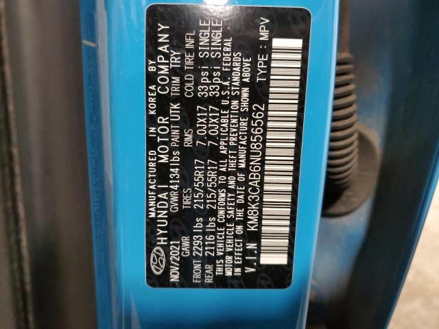 2022 HYUNDAI KONA SEL - KM8K3CAB6NU856562
