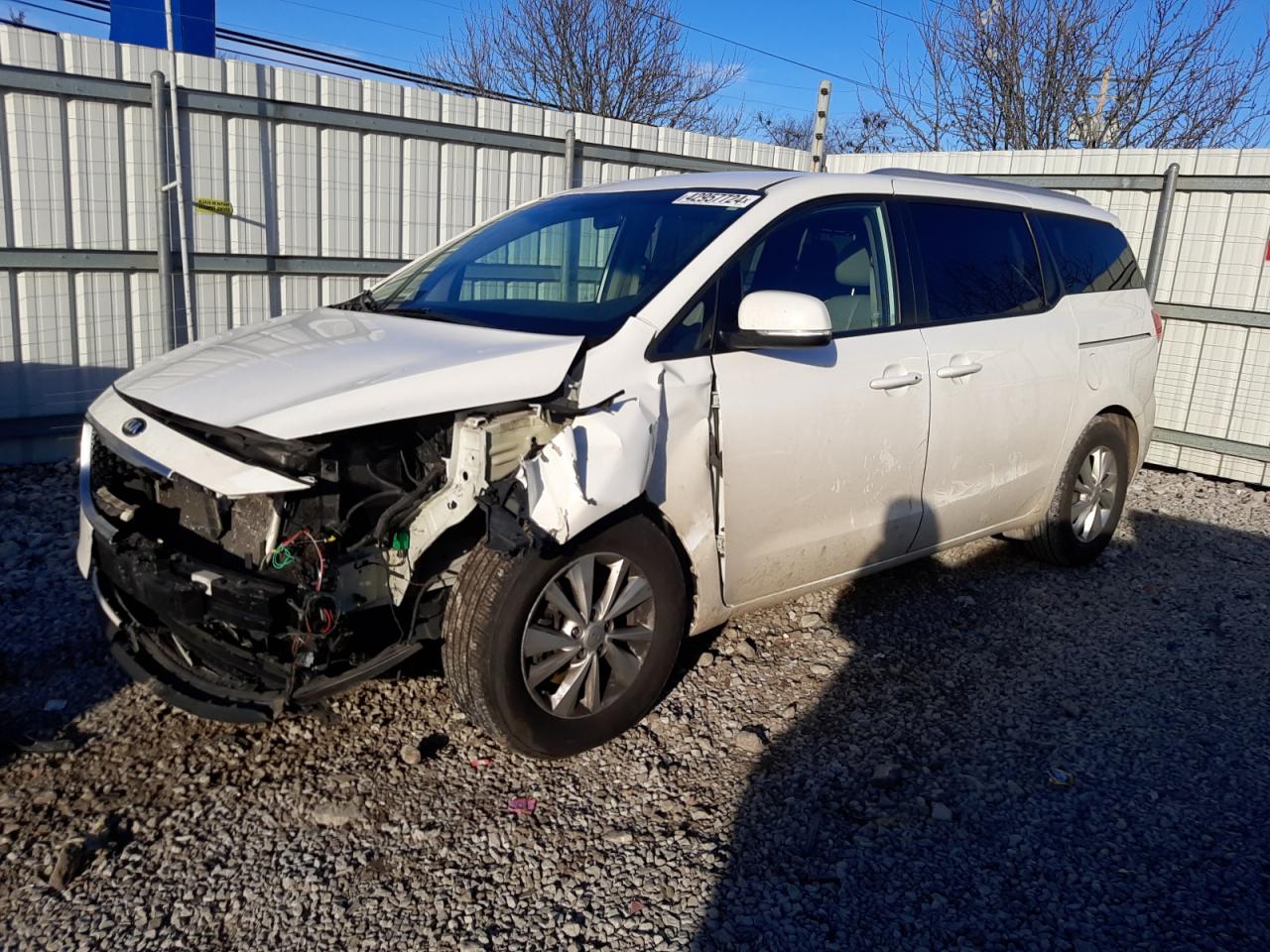 Lot #2392631338 2017 KIA SEDONA LX