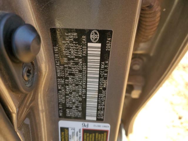 2016 TOYOTA CAMRY LE 4T1BF1FKXGU202901
